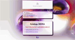 Desktop Screenshot of dedra.uhlik.cz