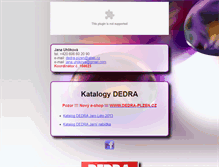 Tablet Screenshot of dedra.uhlik.cz